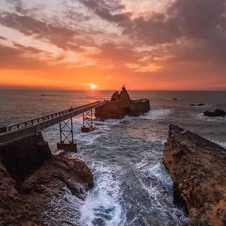 Lägenhet Maison Vue Ocean - Cote Des Basques Biarritz